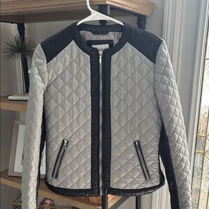 Laundry Women's Quilted Jacket - Black and Gray